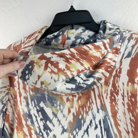 Pure Essence Women's Top Super Soft Colorful Cowl Neck Tunic Shirt M - Picture 4 of 8